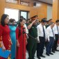 Lễ dâng hương nhân kỷ niệm 75 năm Ngày truyền thống Lực lượng vũ trang huyện Đông Sơn.