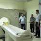 Đoàn công tác Bệnh viện Đại học Y Hà Nội khảo sát kết nối tham gia Đề án khám chữa bệnh từ xa tại Trung tâm Y tế Đông Sơn.
